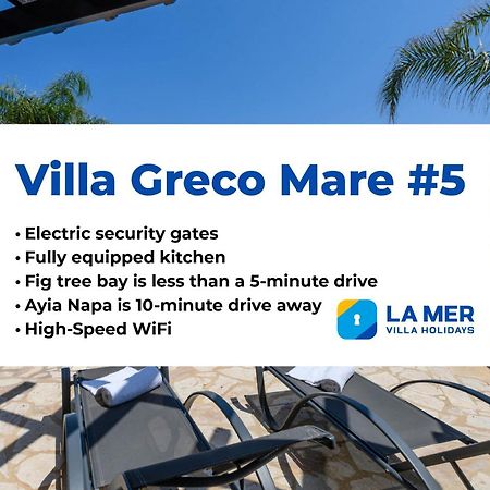 Villa Greco Mare #5 Protaras Ngoại thất bức ảnh